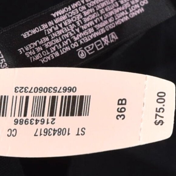 NWT Victoria Secret Black Lace Mesh Bustier Slip Size 36B Lingerie Garter Corset - Picture 4 of 9